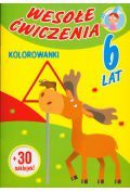 Wesołe ćwiczenia Kolorowanki 6 lat