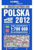 Polska Mapa samochodowa dla profesjonalistów