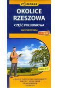 Okolice Rzeszowa część południowa mapa turystyczna